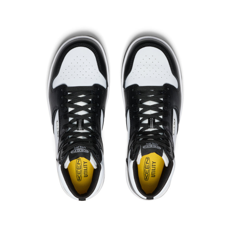 Men's Overton Mid Work Shoe (Carbon Toe) | Star White/Black - Image 5