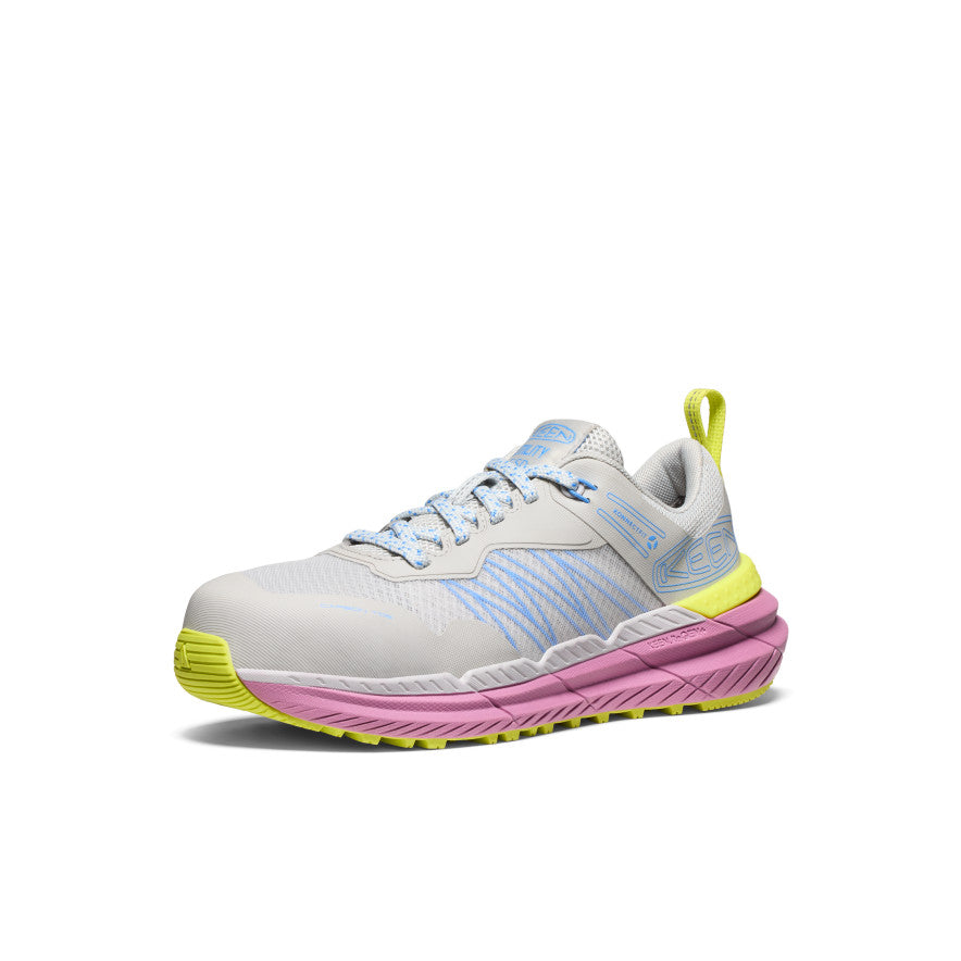 Women's Speedworks ESD Work Sneaker (Carbon Toe) | Alloy/Moonlight Mauve - Image 3