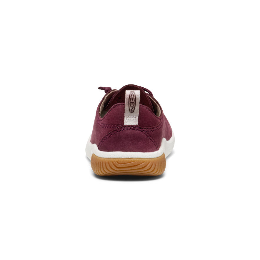 Little Kids' KNX Leather Sneaker | Fig/Star White - Image 5