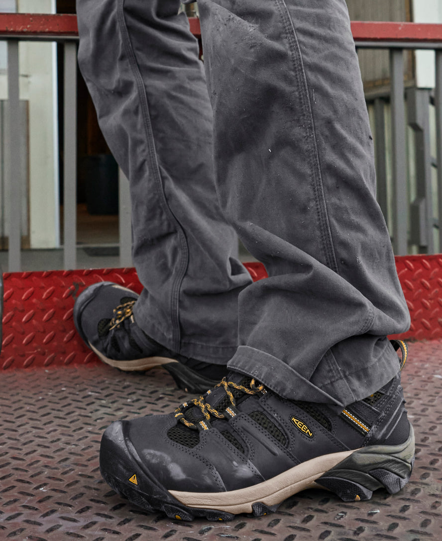 Men's Lansing Mid Waterproof (Steel Toe)  |  Raven/Tawny Olive - Image 7
