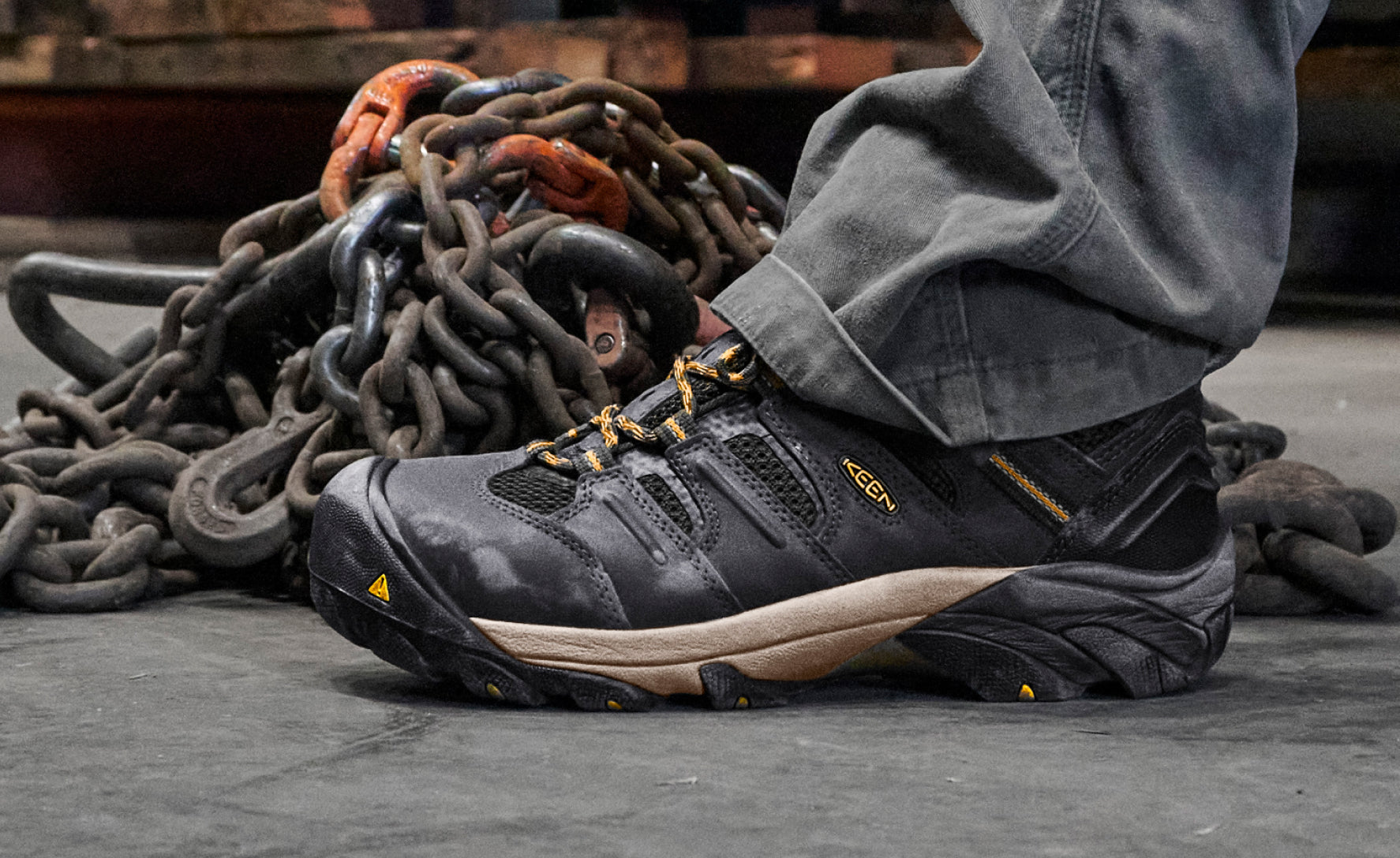 Men's Lansing Mid Waterproof (Steel Toe)  |  Cascade Brown/Brindle - Image 6