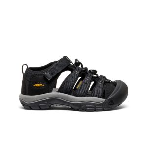 Little Kids' Newport H2  |  Black/KEEN Yellow